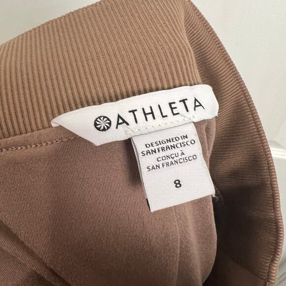 Athleta Brooklyn Mid Rise Ankle Pant Women's Size 8 Brown Athletic Slacks - Picture 7 of 9